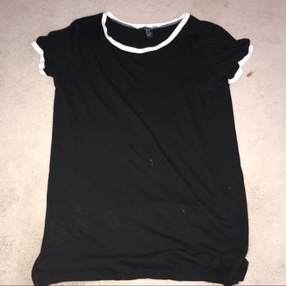 Forever 21 Black & White Dress Shirt